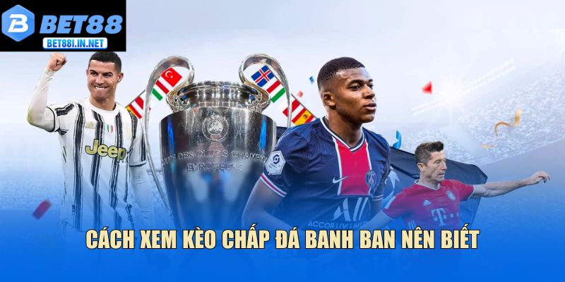 Cách xem kèo chấp bóng đá - Bí quyết đọc kèo chuẩn 2 Cách xem kèo chấp đá banh ban nên biết