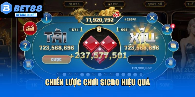 Tài Xỉu Tại Bet88 Hứa Hẹn Cơ Hội Nhận Thưởng Ấn Tượng 4 Chiến lược chơi sicbo hiệu quả