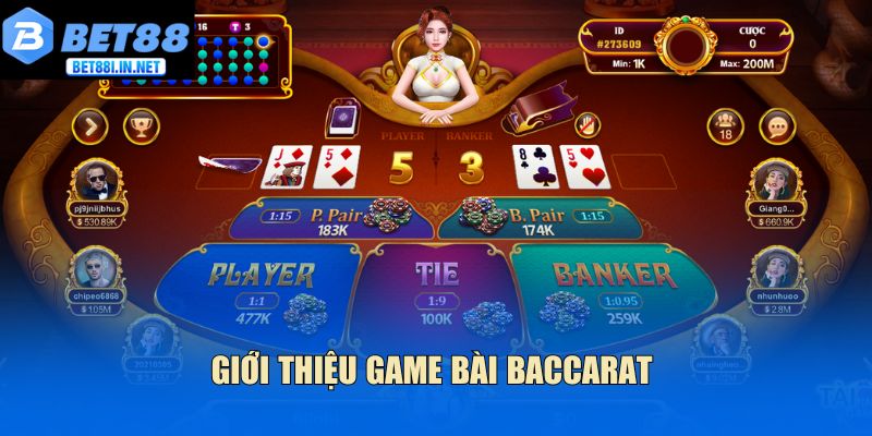 Giới thiệu game bài baccarat 